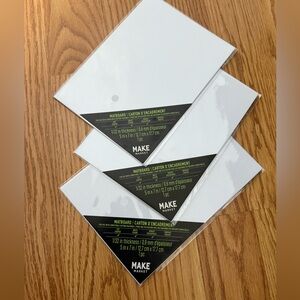 Make Market White Matboard Set